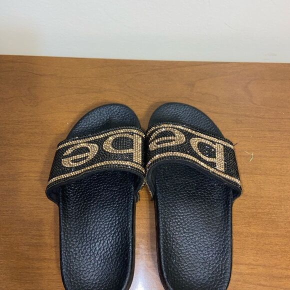 Bebe glitter logo slides - Picture 2 of 6